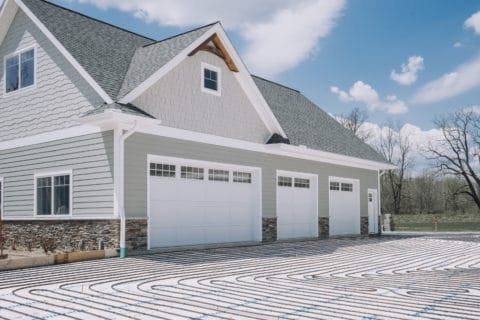 Driveway Snow Melt in Dexter Michigan