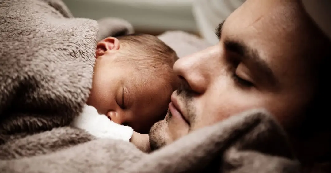 Adorable Baby and Dad