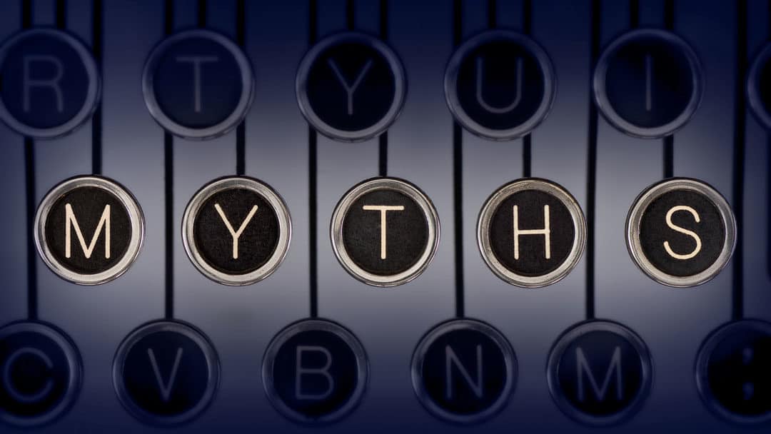 Letters Spelling out MYTHS