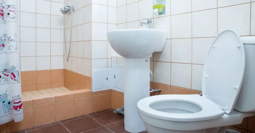 Toilet in Bathroom