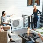 Daikin Fit Air Conditioner At a Backyard Party