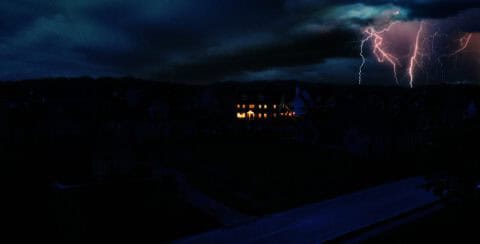 Home during storm that still has power because of whole home generator.